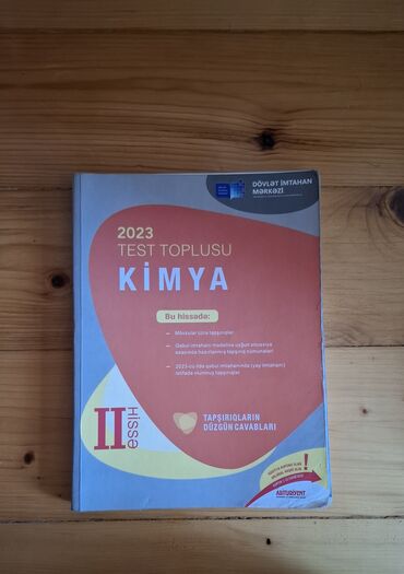 Testlər: Kimya Testlər 11-ci sinif, DİM, 2-ci hissə, 2023 il