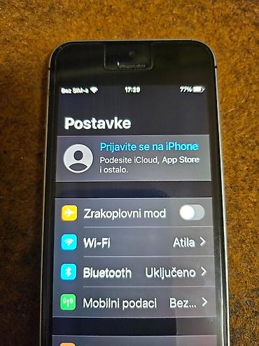 Apple iPhone: Apple iPhone SE (1. generacija), model MP822DN/A, kapacitet 32 GB.93% — 7