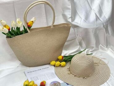 Torbe: Torba za plažu, Materijal: Slama — 11