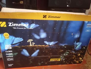 Информатика: Новый Телевизор Zimmer DLED 32" FHD (1920x1080), Самовывоз