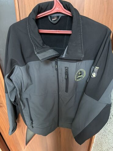 полузамок мужской: Мужская куртка, XL, Gore-Tex, Б/у, цвет - Серый