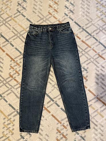 Cinslər: Qadınlar üçün klassik qara-mavi jeans şalvar M ölçü - Kəsim: yüngül — 1