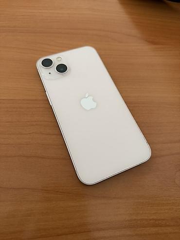 iphone x max: IPhone 13, Б/у, 128 ГБ, Старлайт, Кабель, 100 % — 1