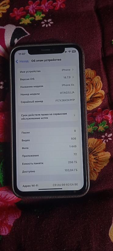айфон даром: IPhone Xs, Б/у, 256 ГБ, Space Gray, Чехол, 100 % — 2