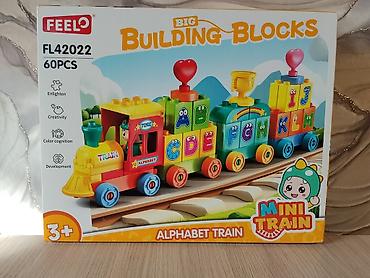 Конструктор FEEL O Big Building Blocks — Alphabet Train (FL42022), 60