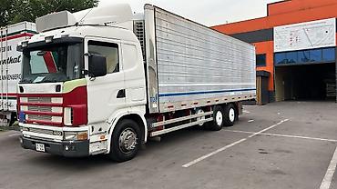 евро тонник: Изотермический фургон-рефрижератор на шасси Scania 124L 400 (6x2) — 1