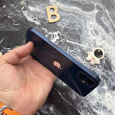 Apple iPhone: IPhone 12, Б/у, 128 ГБ, Синий, Чехол, 100 % — 10