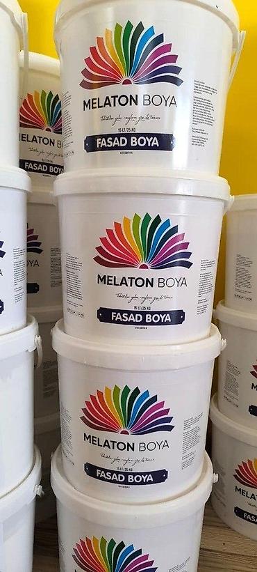 divar boyalari: Melaton fasad boyasıMelaton Fasad Boyası Melaton, yüksək örtücülük — 1