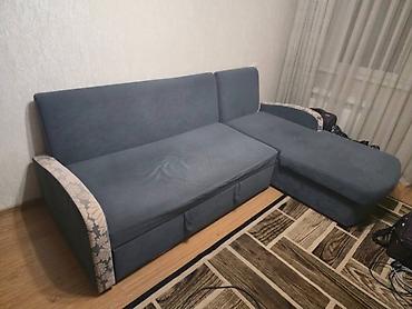 Угловой диван, С ящиками, Трехместный at lalafo.kg Угловой диван, С ящиками, Трехместный