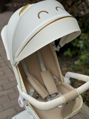 детская коляска для двойняшек: Коляска, цвет - Золотой, Новый