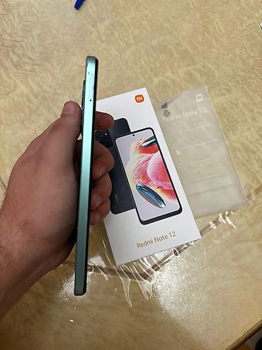 dublikat iphone 11: Redmi Note 12, 128 GB, rəng - Yaşıl, Barmaq izi, İki sim kartlı, Face ID — 4