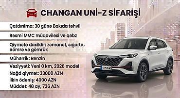 nev holand: Changan CS55 Plus: 1.5 l | 2026 il — 8