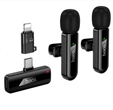 микрофон для: Беспроводной петличный микрофон HOCO L20A - HD-звук высокого качества