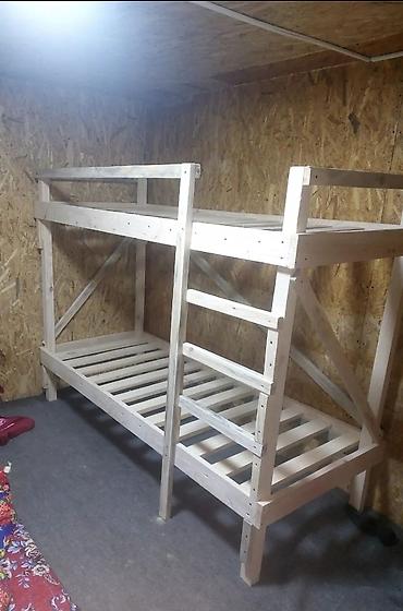 Двухъярусные кровати: Ассолому алейкум!! Эки кабатуу кровать жасайбыз таза сыйда жыгачтан — 10