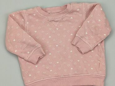 spódniczka pudrowy róż: Sweatshirt, H&M, 9-12 months, condition - Good