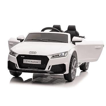 nike duboke: Audi TT RS – Licencirani dečiji automobil na akumulator, beli (12V) — 2