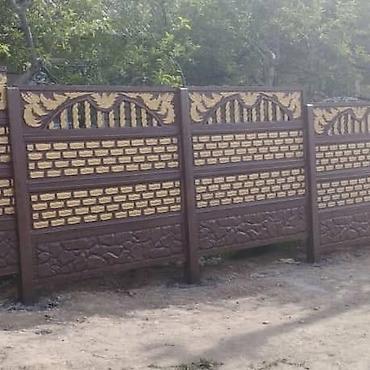 Бетонные еврозаборы: Бетонный еврозабор, Другой бренд, Декоративный, Новый, Оптом,Безналичный расчет — 15