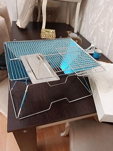 setkalar: Daşına bilən kömürlü manqal/gril - Material: istiliyədavamlı metal — 2