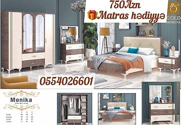 Yataq otağı dəstləri: İkinəfərlik çarpayı, Yeni -da lalafo.az — 4 Yataq otağı dəstləri: İkinəfərlik çarpayı, Yeni — 4