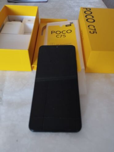 Poco: Poco C75, Новый, 256 ГБ, цвет - Черный, 1 SIM, 2 SIM