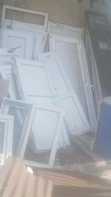 ramkalar 2023: PVC qapı və pəncərə çərçivələri - Material: ağ rəngli PVC profil - — 1