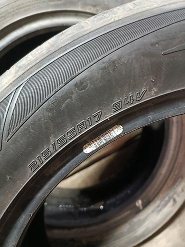 infinity fx35: Шины 215 / 55 / R 17, Лето, Б/у, Пара, Легковые, Япония — 2
