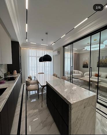 3 комнаты, 136 м², Асанбай мкр Элитка, 11 этаж, Дизайнерский ремонт