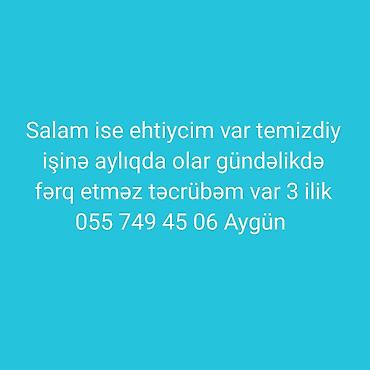 gunluk temizlik is ilani: Təmizlik | Mənzillər | Gündəlik təmizlik — 1