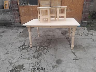 Кухонные столы: Кухонный стол, Прямоугольный, Нераскладной — 1