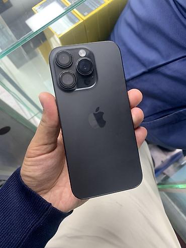 iphone xt: IPhone 15 Pro, Б/у, 128 ГБ, Black Titanium, 91 % — 4