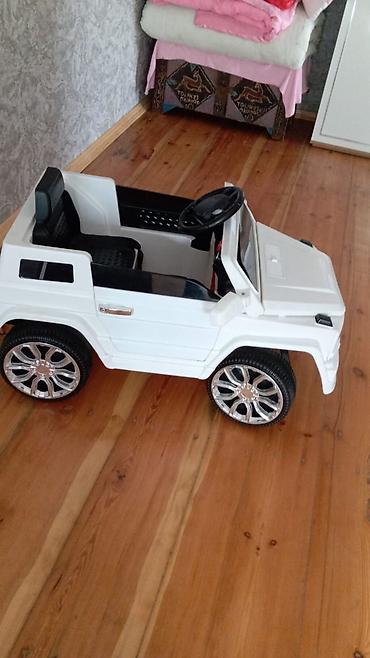 Детские электрокары: Uşaq üçün elektrikli minik maşını – ağ rəng, G-Class üslubunda (G55 — 1