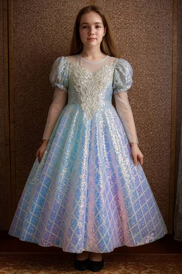 Платья: Детское платье, цвет - Белый — 1