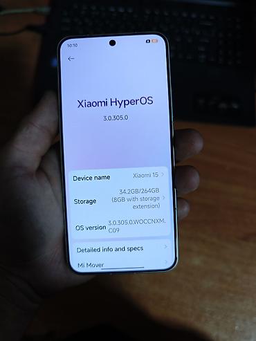 xiaomi 15t pro цена: Xiaomi, 15, Б/у, 256 ГБ, цвет - Белый, 2 SIM, eSIM — 2