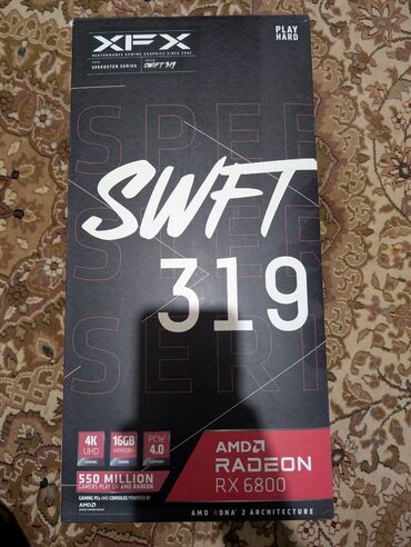 Видеокарты: Видеокарта, Б/у, AMD, Radeon RX, 16 ГБ, Для ПК