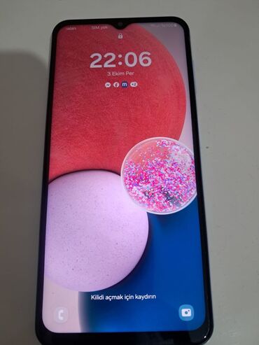 sadə telefon zəngləri: Samsung Galaxy A13, 32 GB, rəng - Göy, Barmaq izi, İki sim kartlı