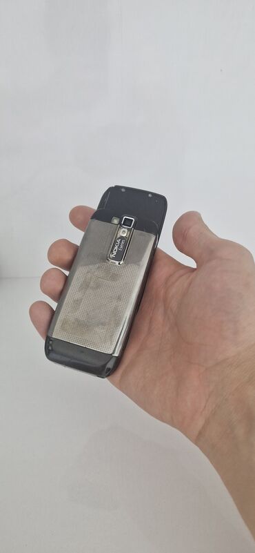 telefonlar qiymeti: Nokia E66, 2 GB, цвет - Черный, Кнопочный