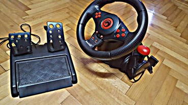 Ostale igre i konzole: Volan Marvo GT-900 za PC i konzole U odličnom stanju,nov