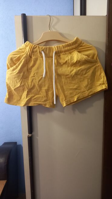 maximon pantalone: M (EU 38), Cotton, color - Yellow