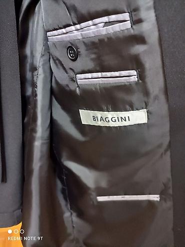 Костюмы: Мужские пиджаки BIAGGINI (2 варианта) 1) Темно‑серый в тонкую светлую — 4