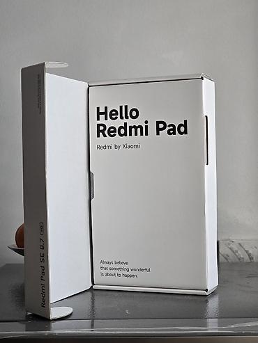 redmi pad 7: Планшет, Redmi, память 128 ГБ, 8" - 9", 4G (LTE), Новый, Классический цвет - Серый — 1