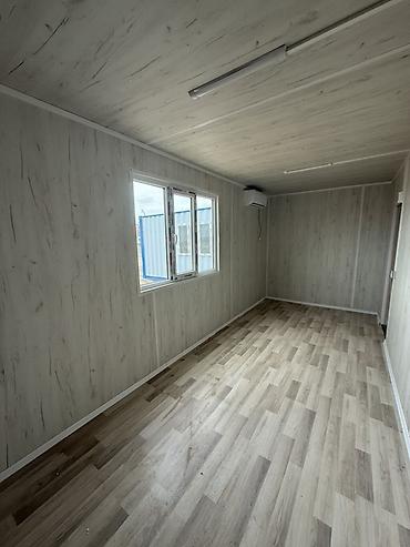 kantener: Metal konteynerdən çevrilmiş hazır modul otaq/ofis. Xüsusiyyətlər: - — 6