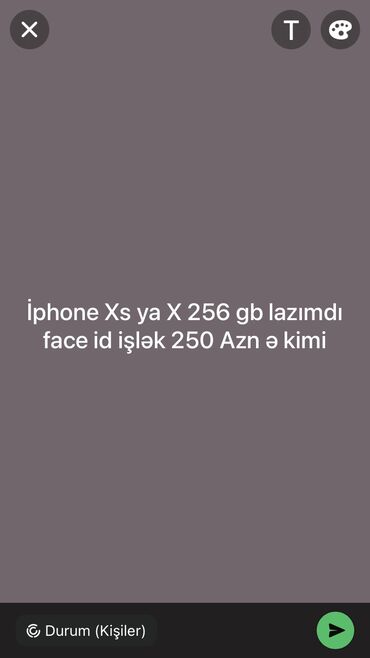 apple telefon: IPhone Xs, 256 GB, Matte Gold, Barmaq izi, Face ID