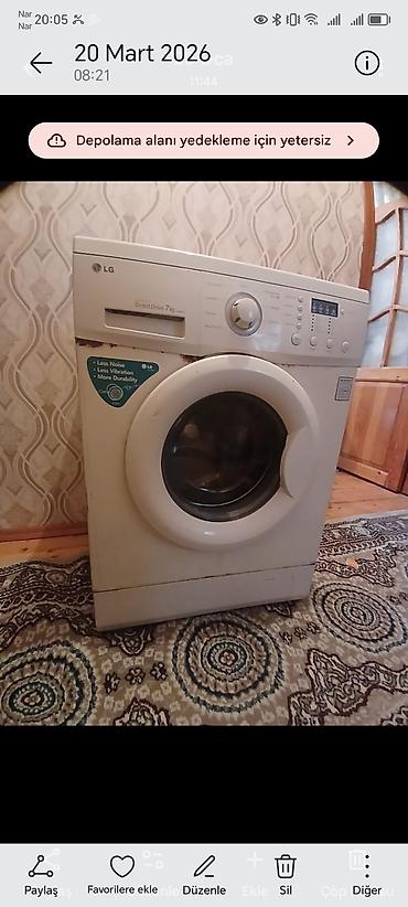 işıq matorları: LG paltaryuyan maşın – ön yükləməli, Direct Drive 7 kq Xüsusiyyətlər — 1
