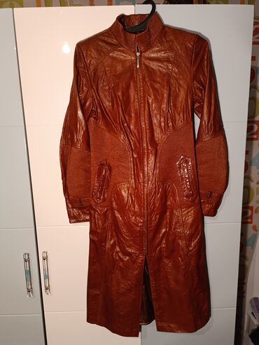 Кожаная куртка, Классическая модель, Натуральная кожа, Приталенная модель, S (EU 36), M (EU 38)