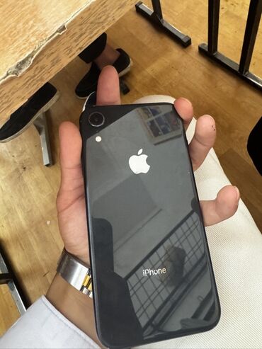мадем интернет: IPhone Xr, Колдонулган, 128 ГБ, Кара, 100 %