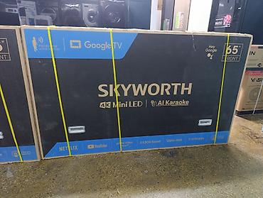 телевизор и подставки: Телевизор Skyworth 65X85G QD-Mini LED 4K 120 Гц Google TV Изображение — 5