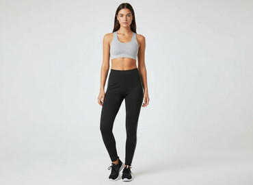 legginsy woskowane ocieplane: Legginsy Sportowe damskie, rozmiar S