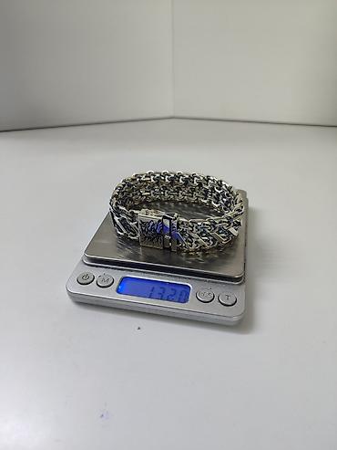 Браслеты: Серебряные Браслеты Браслет "Двойной Бисмарк" Серебро 925 проба Вес — 5