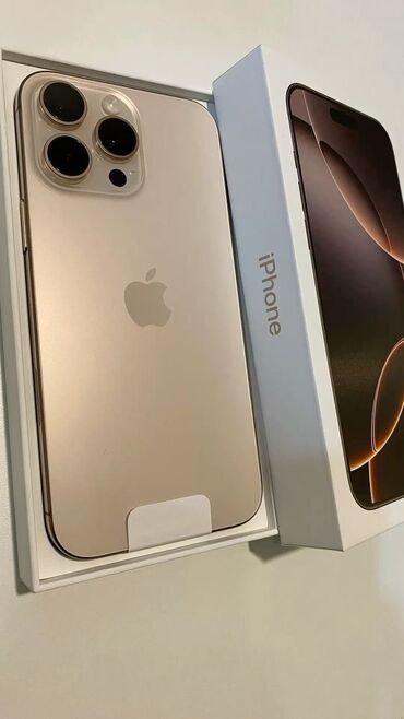 айфон 14 про макс: IPhone 16 Pro, Б/у, 256 ГБ, Desert Titanium, Чехол, 100 %