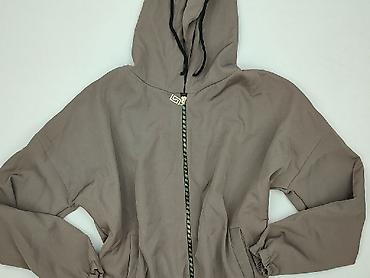 bezowa bluza pull and bear: Bluza z kapturem damska, rozmiar One size — 1